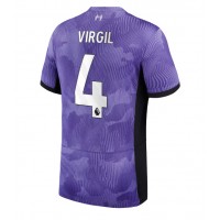 Liverpool Virgil van Dijk #4 Fotballklær Tredjedrakt 2023-24 Kortermet